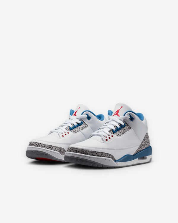 Nike - Men's Air Jordan 3 Retro OG - (White/True Blue)