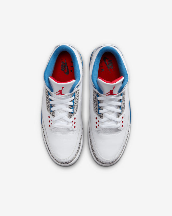 Nike - Men's Air Jordan 3 Retro OG - (White/True Blue)