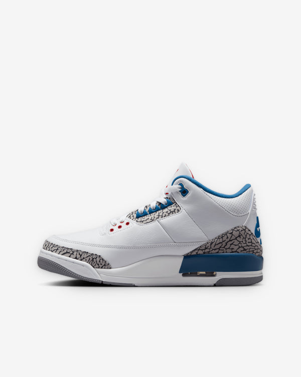 Nike - Men's Air Jordan 3 Retro OG - (White/True Blue)