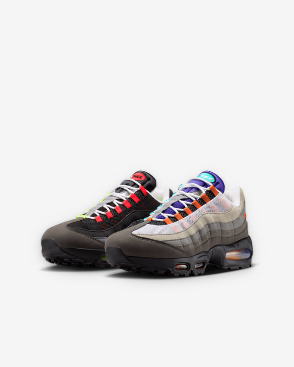 Nike - Men's Air Max 95 Big Bubble - (Black/Volt/White/Medium Ash)