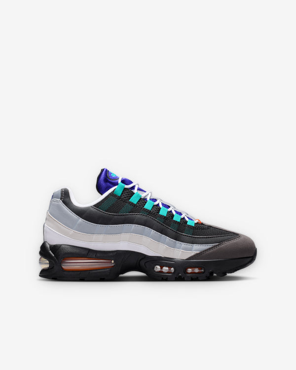 Nike - Men's Air Max 95 Big Bubble - (Black/Volt/White/Medium Ash)