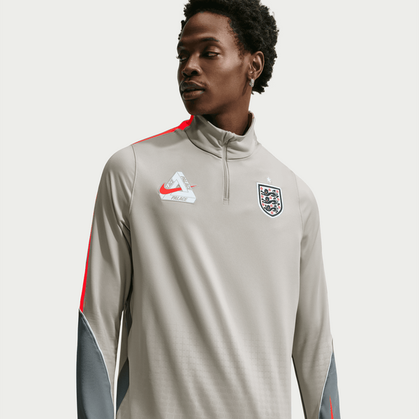 Nike - Palace England Strike Drill Top - (Pewter Grey/Cool Grey)