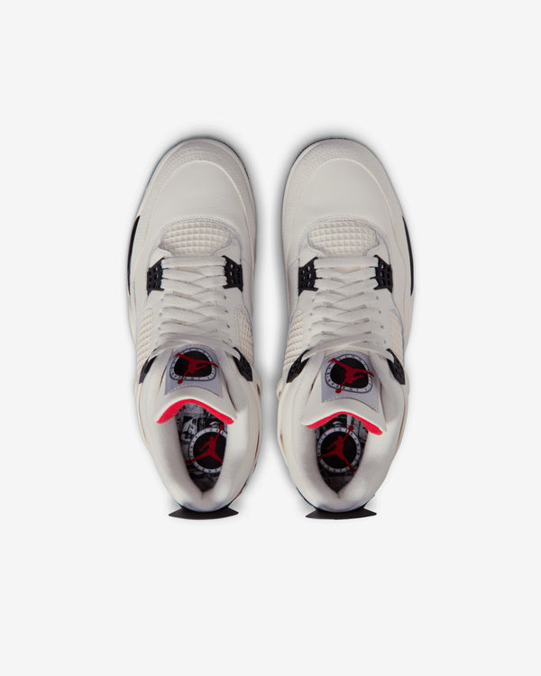 Nike - Men's Air Jordan 4 Retro OG - (Sail/Black)
