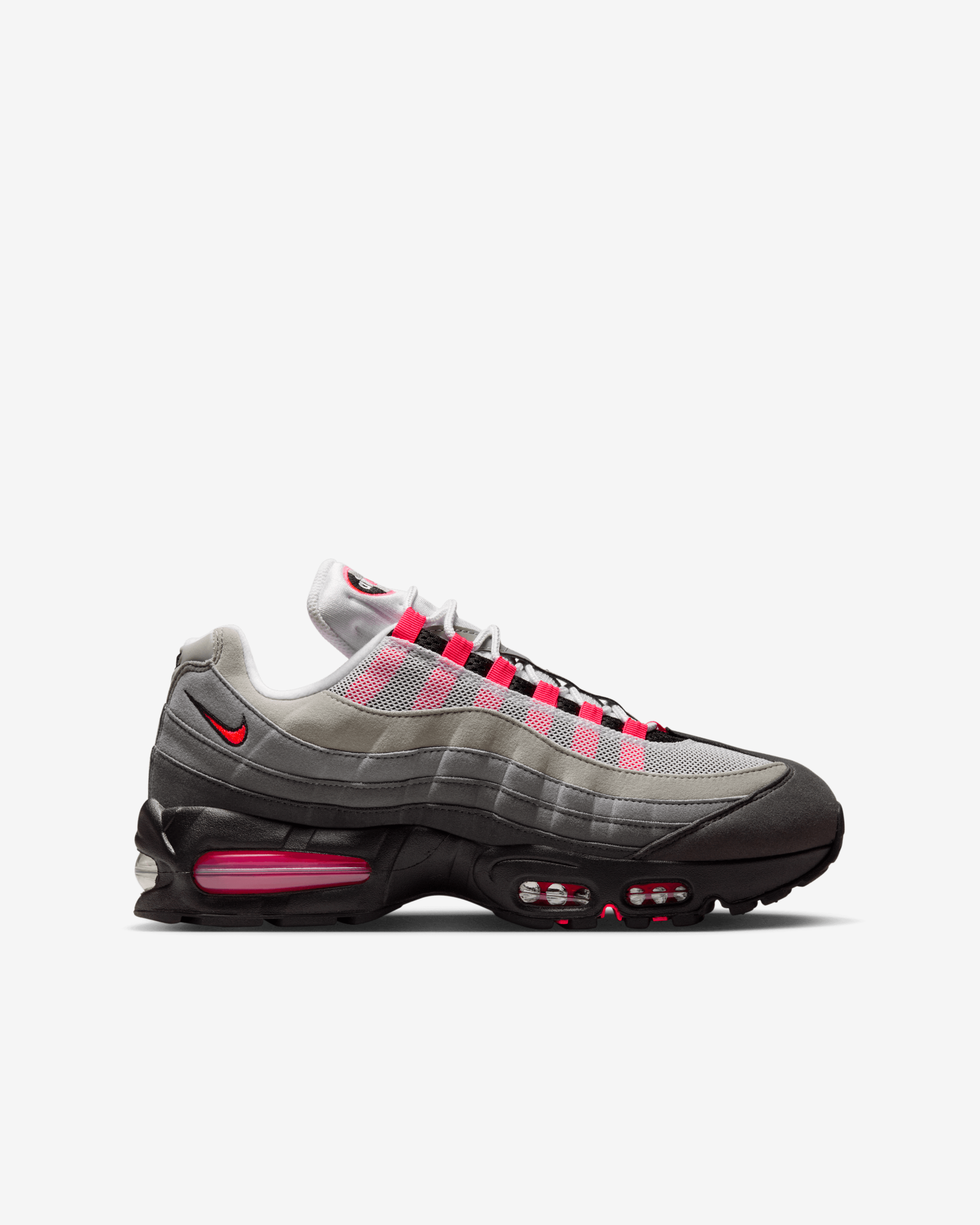 Nike Men's Air Max 95 Big Bubble (Black/Solar Red)