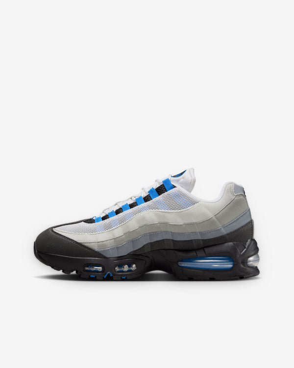 Nike - Men’s Air Max 95 Big Bubble - (White/Black/Blue)
