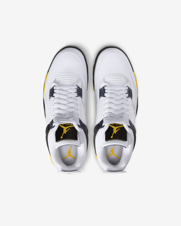 Nike - Men's Air Jordan 4 Retro - (White/Tour Yellow)