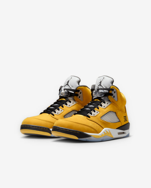 Nike - Men's Air Jordan 5 Retro - (Varsity Maize/Wolf Grey)