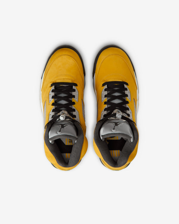 Nike - Men's Air Jordan 5 Retro - (Varsity Maize/Wolf Grey)