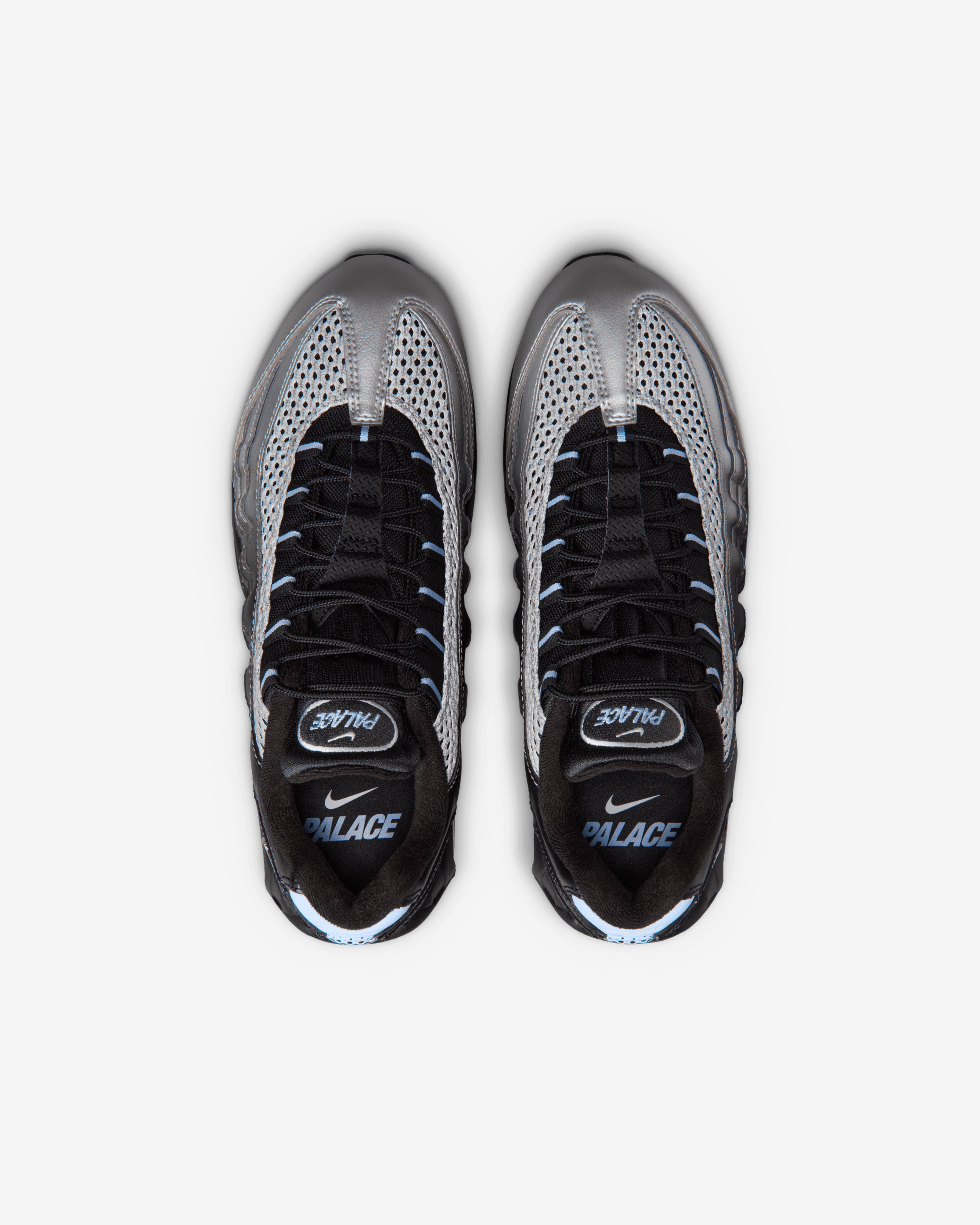 Nike: Men's Palace Air Max 95 Big Bubble (Metallic Silver) | Dover