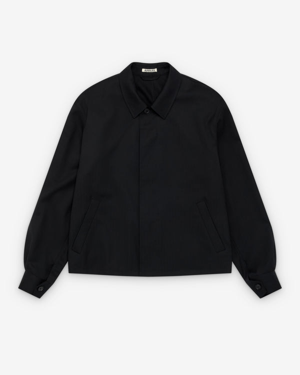 Auralee - Men's Wool Herringbone Blouson - (Black)