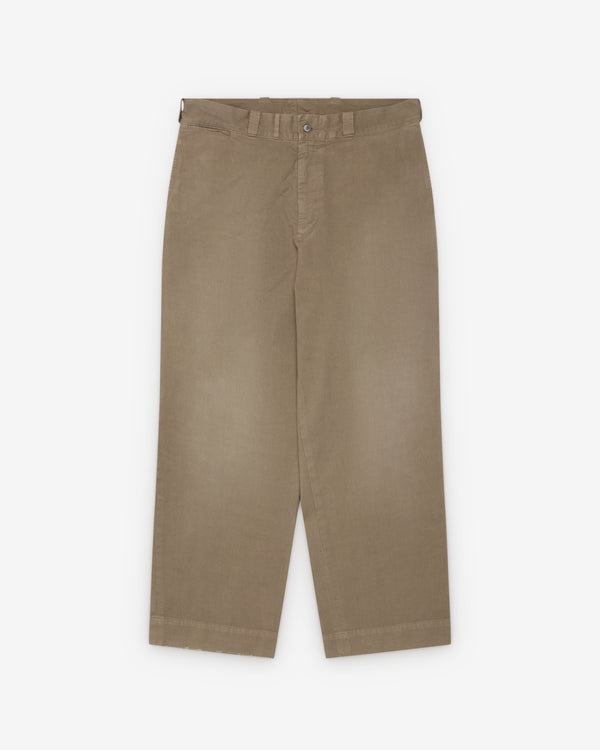 A.Presse - Men's Vintage Twill Work Pants - (Beige)