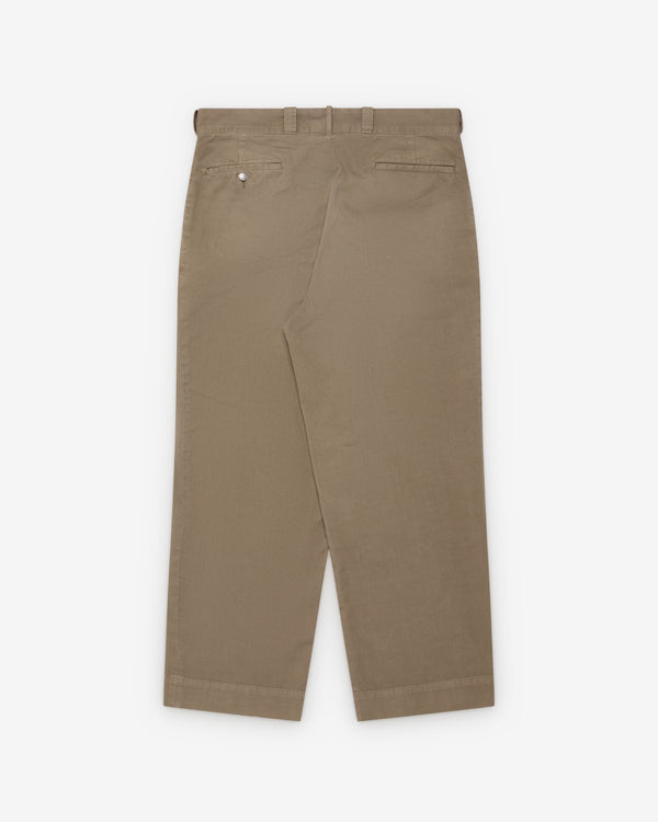 A.Presse - Men's Vintage Twill Work Pants - (Beige)