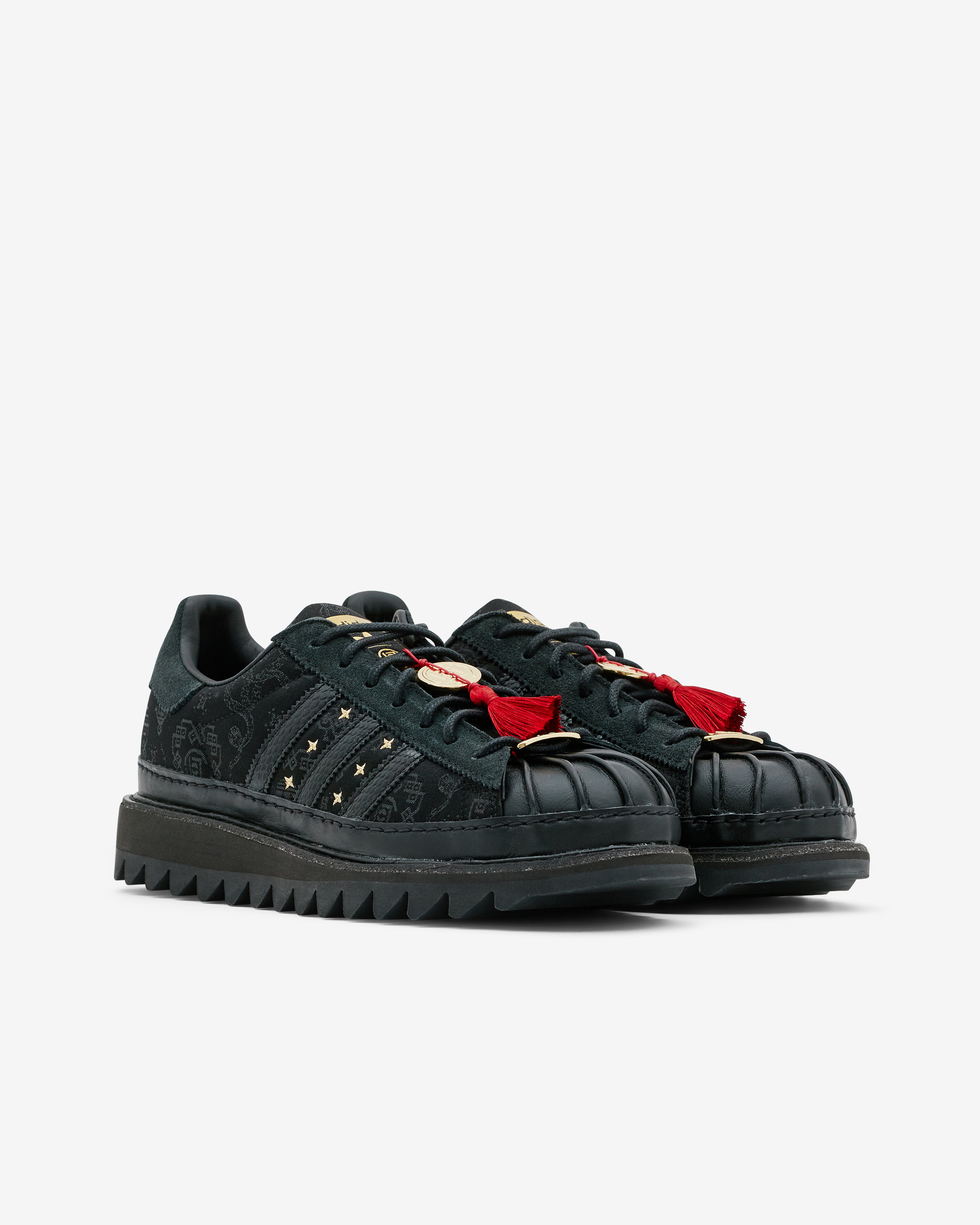 Adidas: Men's Clot Superstar LNY (Black/Black) | Dover Street