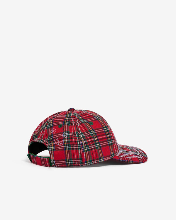 B.Eautiful - Vapor 6 Panel Hat - (Red Plaid)