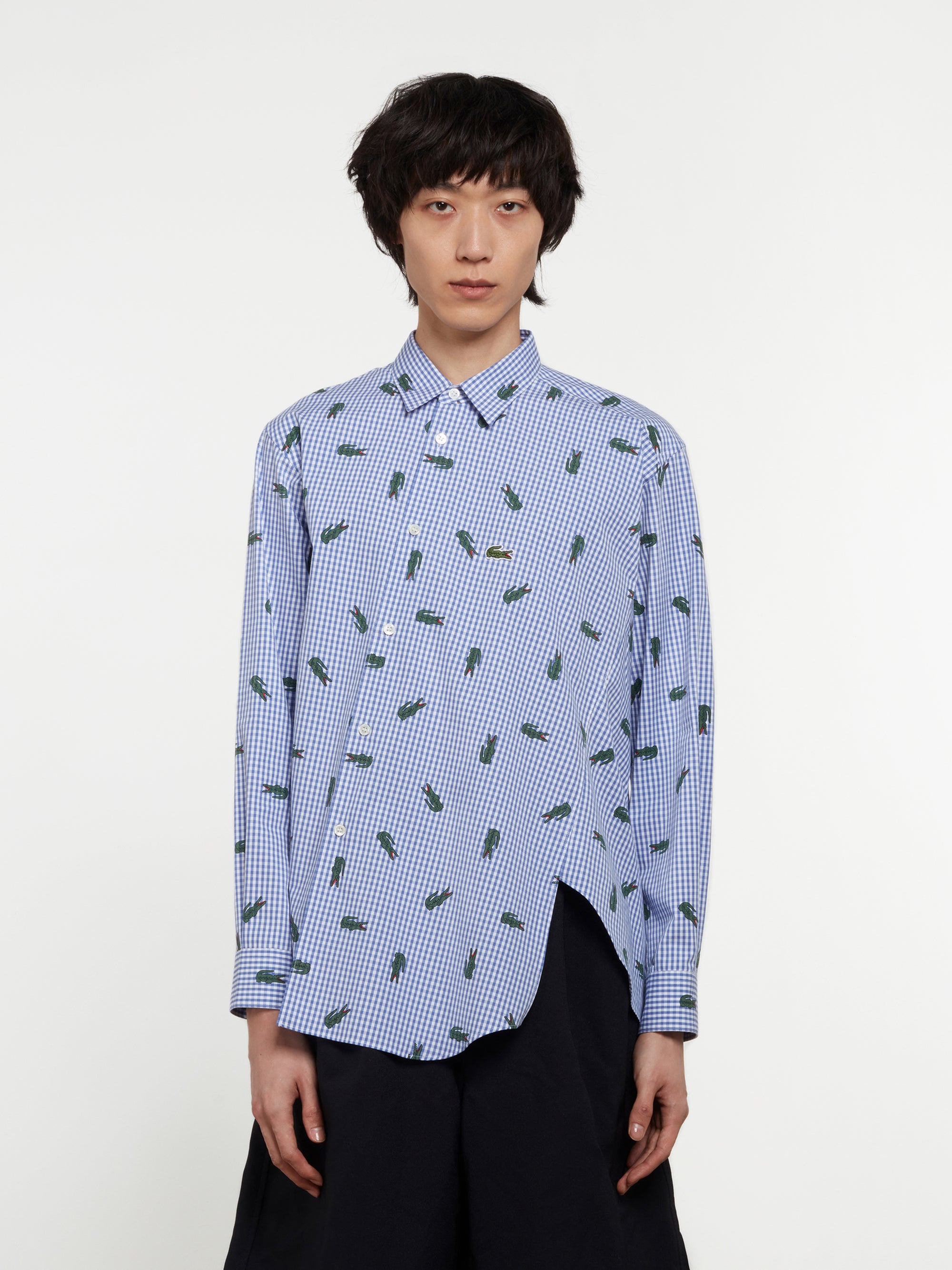 CDG Shirt - Lacoste Men’s Print Shirt - (Check) view 1