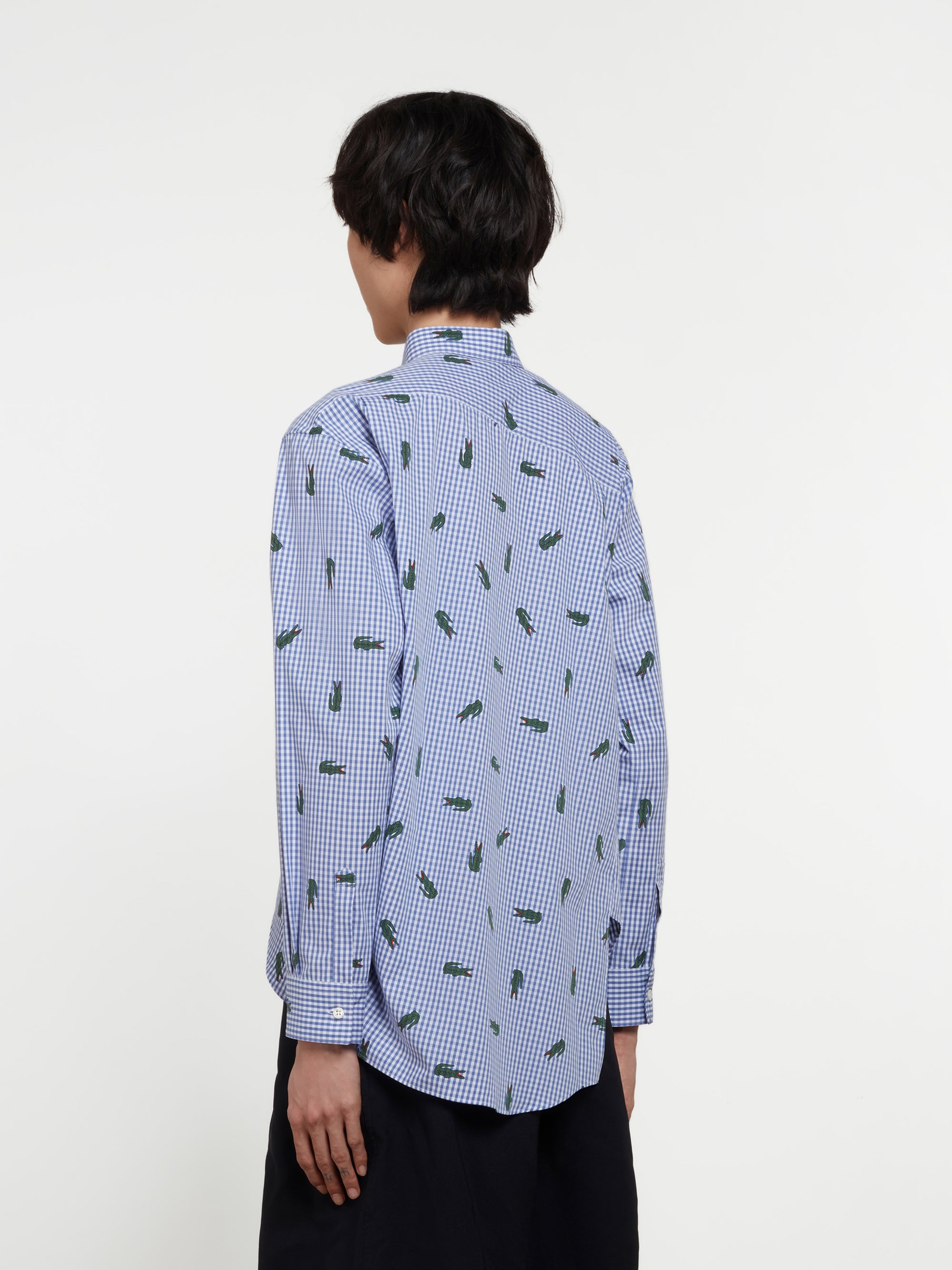 CDG Shirt - Lacoste Men’s Print Shirt - (Check) view 3