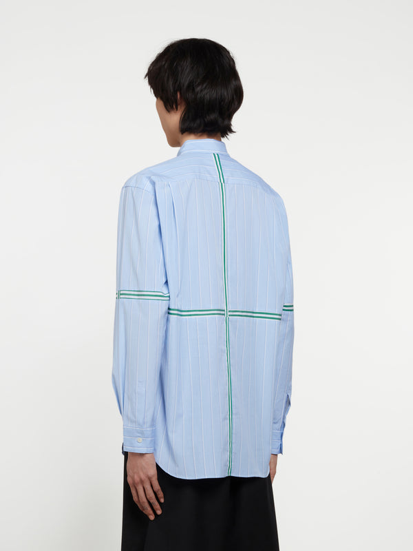 CDG Shirt - Men's Yarn Dyed Stripe Shirt - (Stripe)