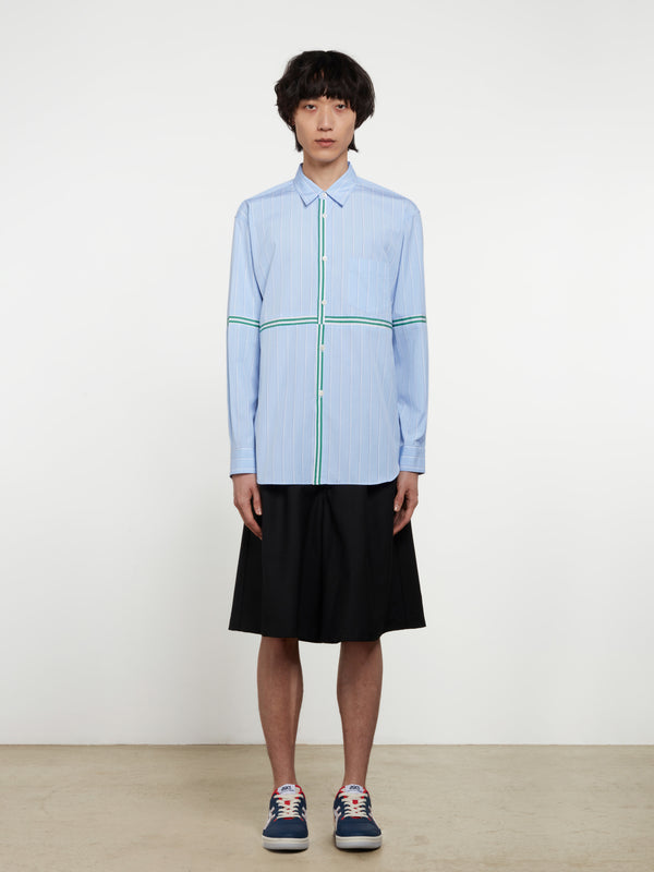 CDG Shirt - Men's Yarn Dyed Stripe Shirt - (Stripe)
