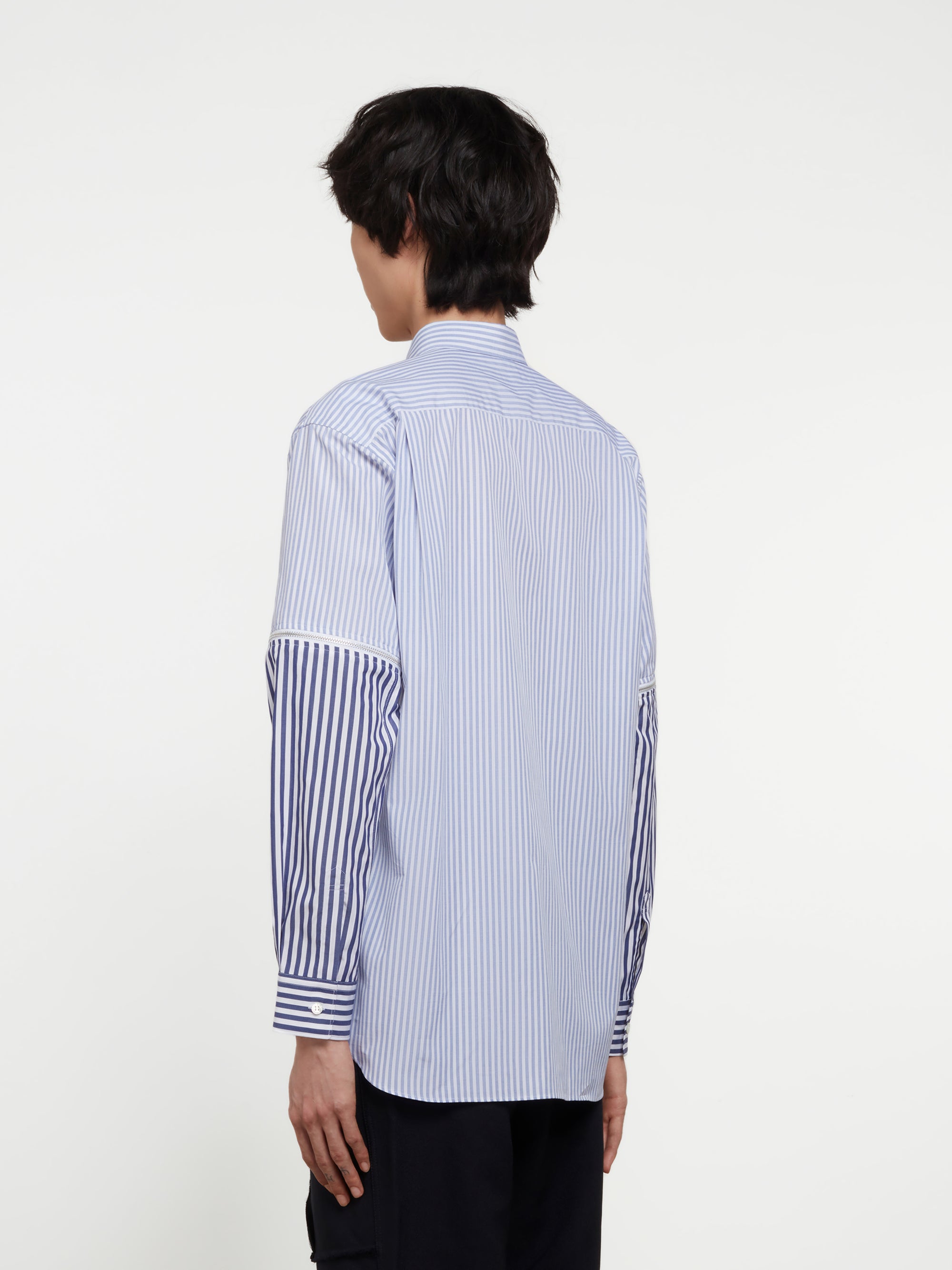 CDG Shirt - Men’s Panelled Shirt - (Stripe) view 3