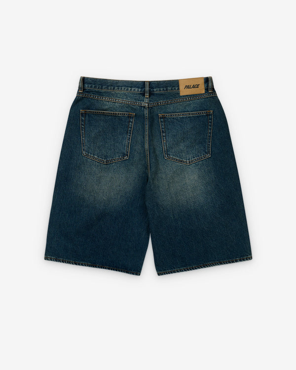 Palace - Men's Baggy Jean Short - (Dark Stone Wash)