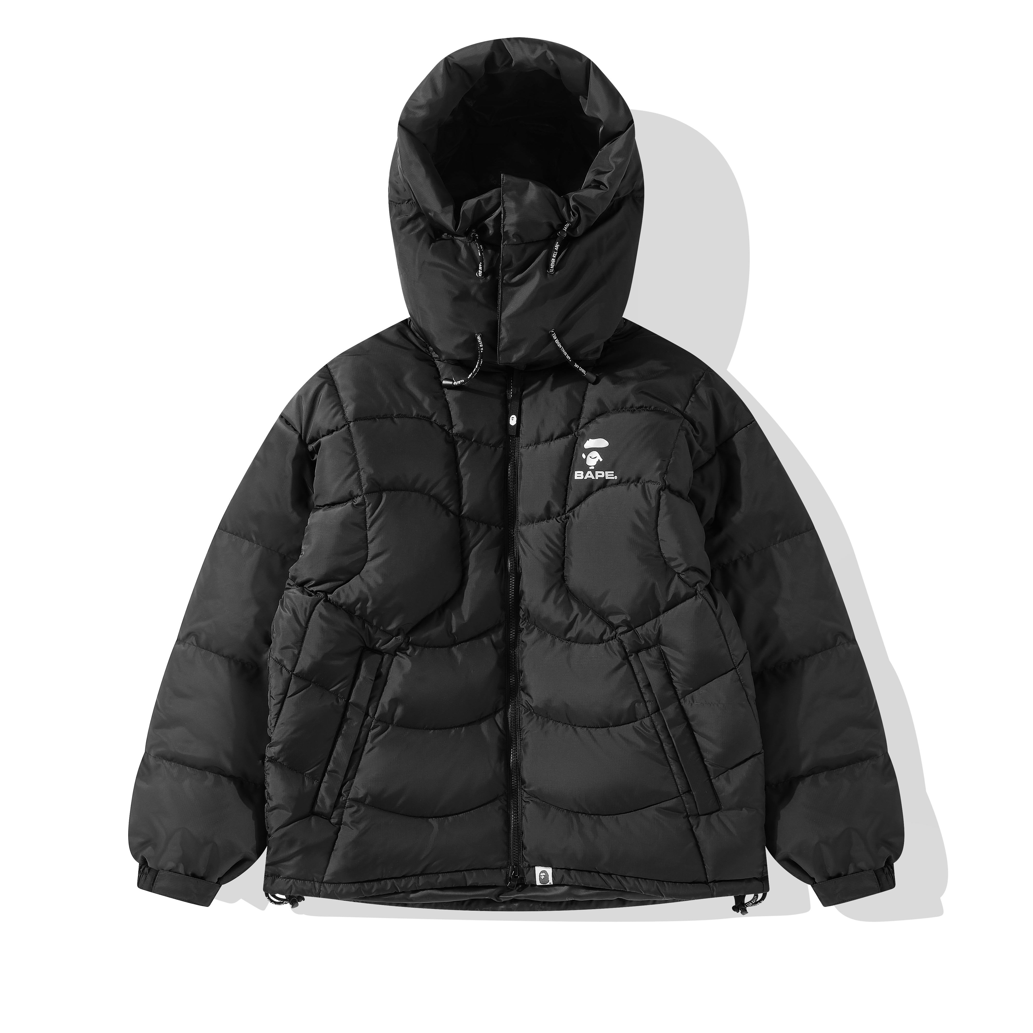 A Bathing Ape® - Men's Stitched Down Jacket - (Black) | Dover