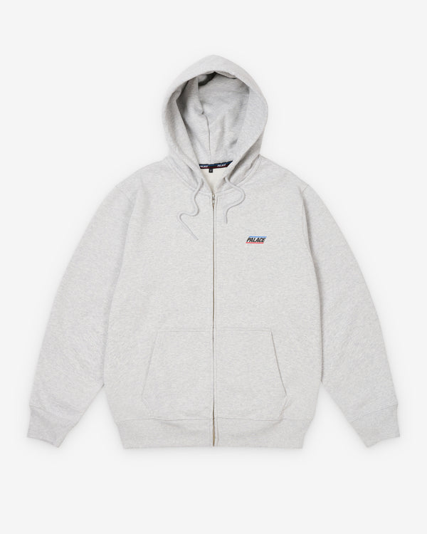 Palace - Men's Basically A Zip Hood - (Grey Marl)
