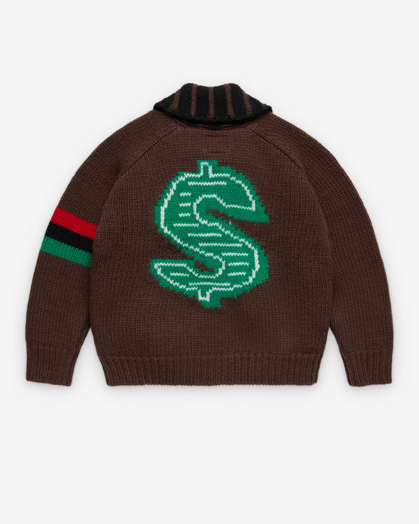 Denim Tears - Men's BBC Zip Sweater - (Brown)