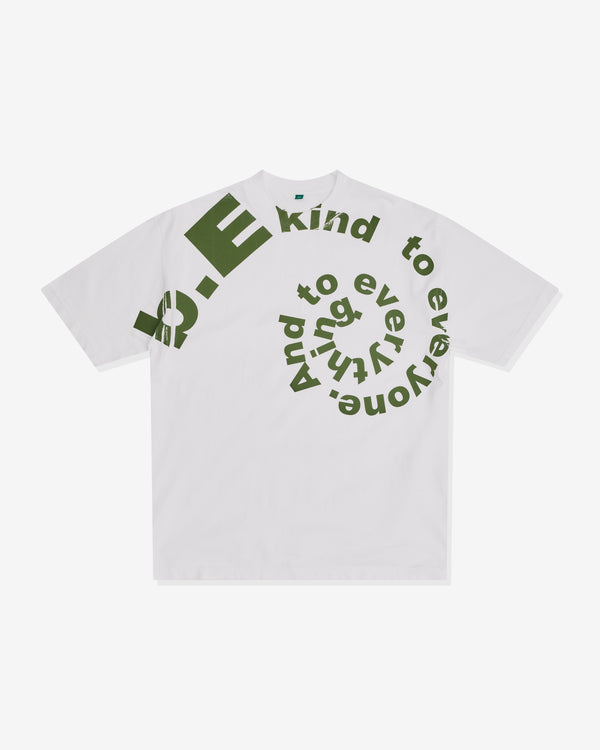 B.Eautiful - Men's B.E Kind Swirl T-Shirt - (White)