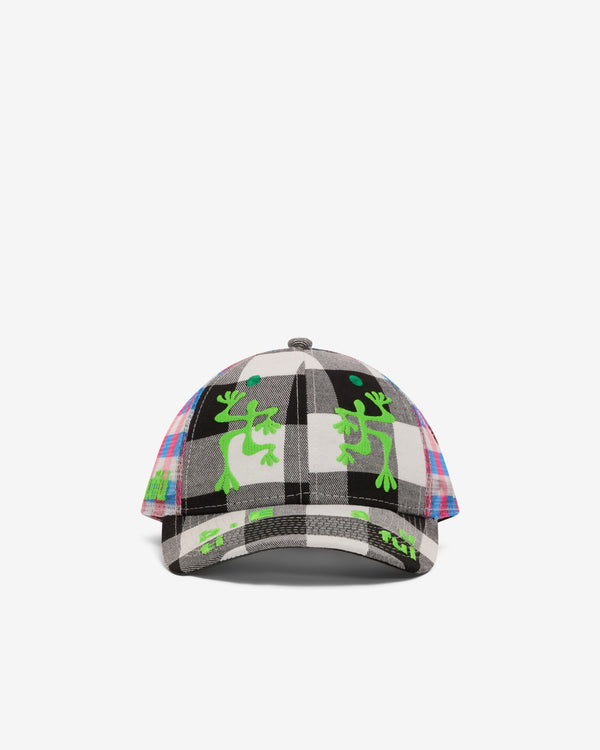b.Eautiful - Men's Biyu Hat - (Black Buffalo Check/Pink)