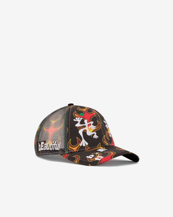 b.Eautiful - Men's Biyu Hat - (Red Flame)
