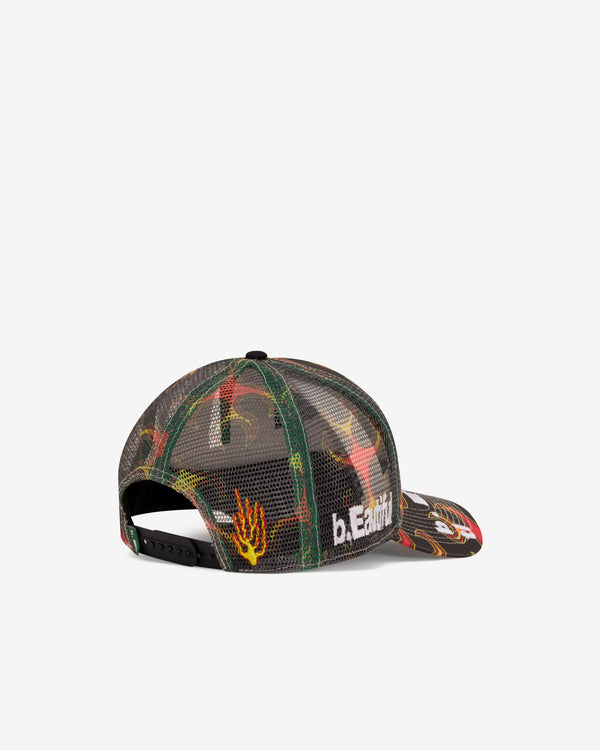 b.Eautiful - Men's Biyu Hat - (Red Flame)