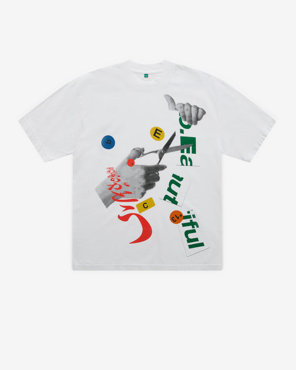 B.Eautiful - Men’s Cutting T-Shirt - (White)