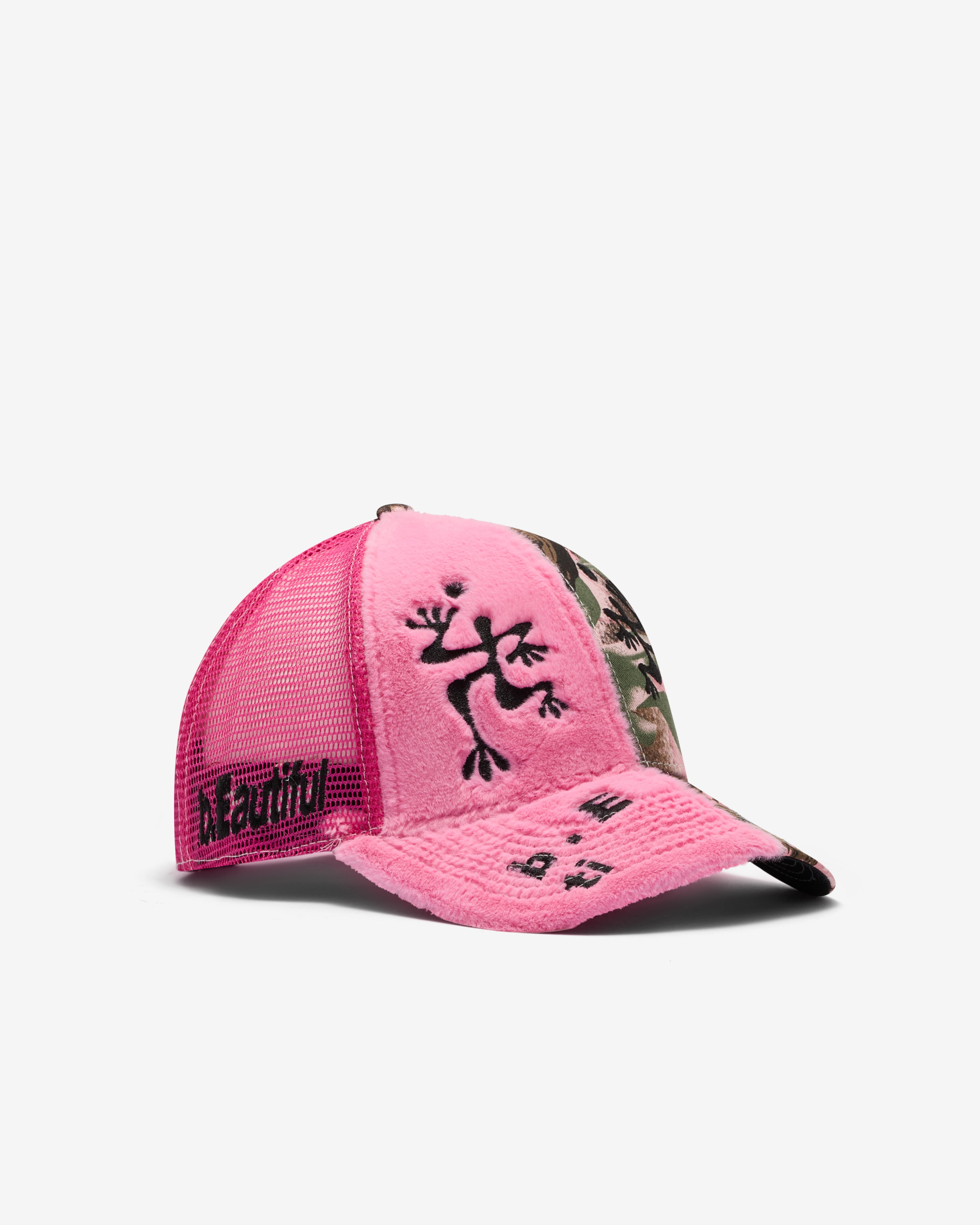 B.Eautiful: Men's Biyu Trucker Hat (Pink) | DSML E-SHOP