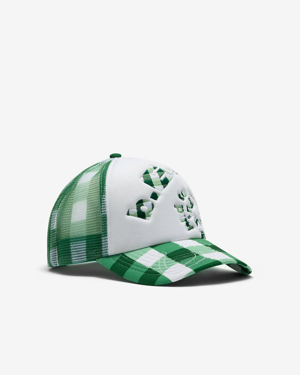 B.Eautiful - Men’s B.I Foam Trucker Hat - (Green Check)