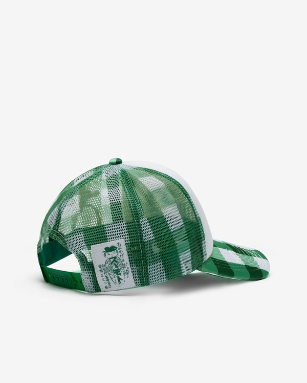 B.Eautiful - Men’s B.I Foam Trucker Hat - (Green Check)