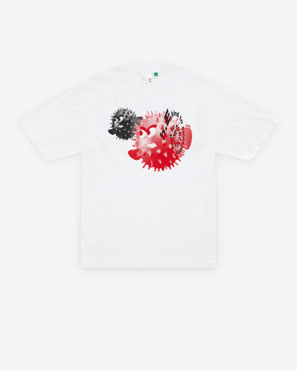 B.Eautiful - Men's LTTT Puffy Fish T-Shirt - (White)