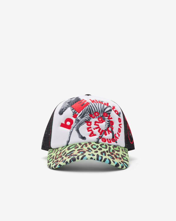 B.Eautiful - Men's B.I Foam Trucker Hat - (Baby Zebra)