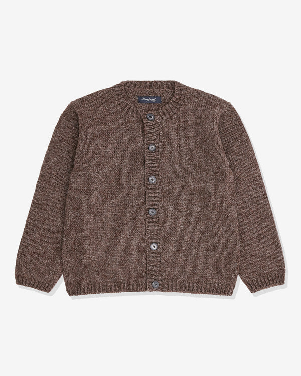 Bergfabel - Men's Hand Knitted Cardigan - (Dark Brown)