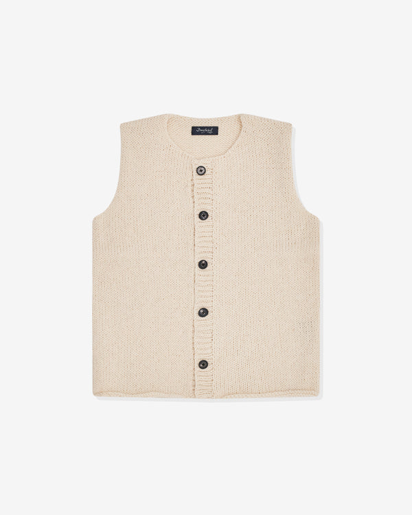 Bergfabel - Men's Hand Knitted Vest - (Natural)