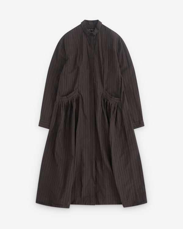 Bergfabel - Women’s Sally Dress - (Moss Stripe)