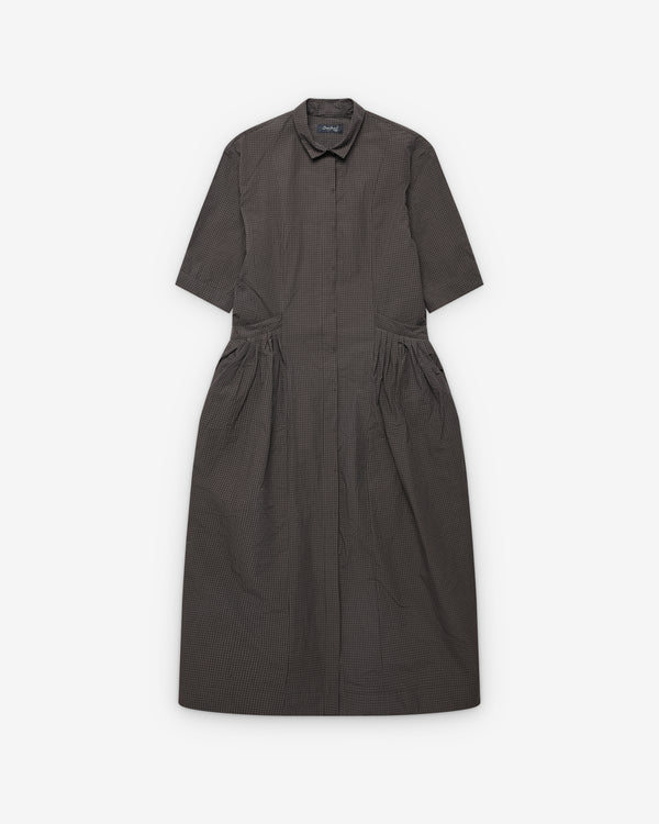 Bergfabel - Women's Sally Dress - (Grey Check)