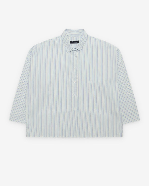 Bergfabel  - Women's Tina Shirt - (Blue Stripe)