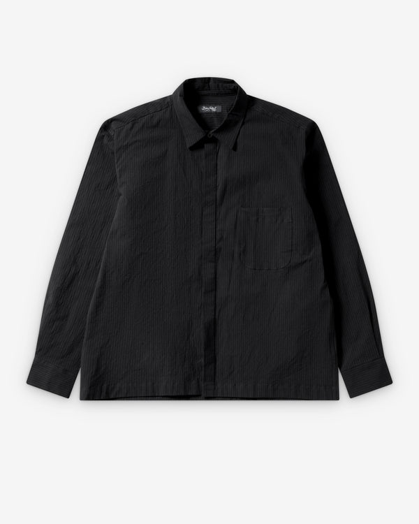Bergfabel  - Men's Luca Shirt - (Navy Stripe)