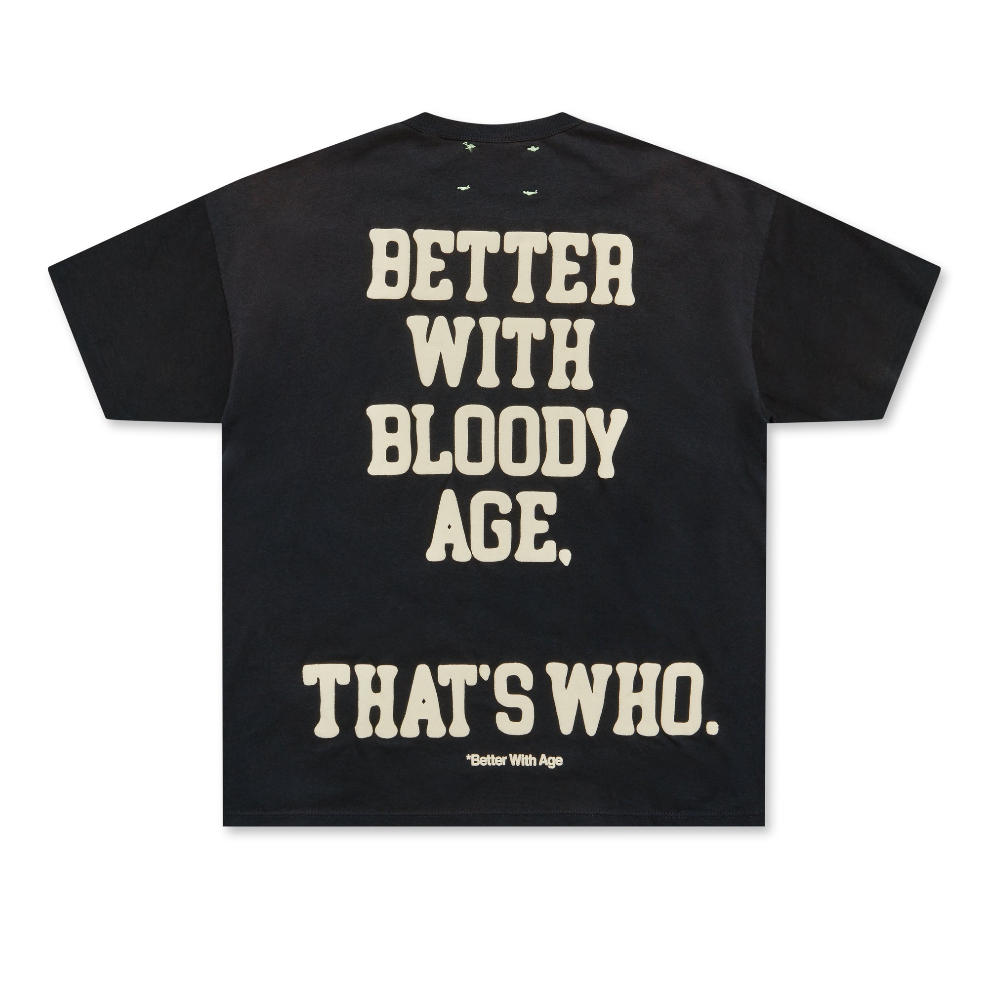 Better With Age - Men's Who? Tee - (Black) view 2