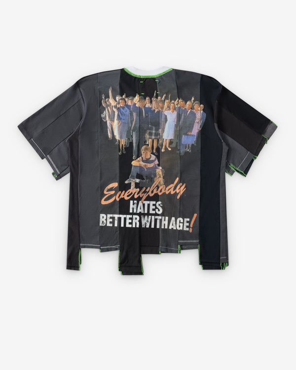 Better With Age - Men's Loaded Pannelled T-Shirt - (Faded Black)