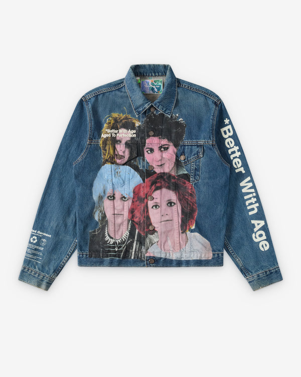 Better With Age - Men's Blanche Denim Trucker Jacket - (Indigo)