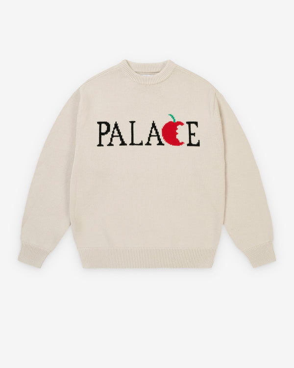 Palace - Men's Big Apple Knit - (Off White)