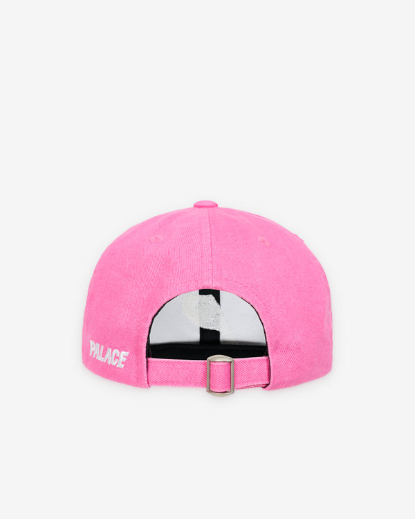 Palace - Men's Bleached Denim P 6-Panel - (Pink)