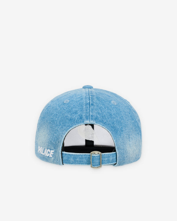 Palace - Men's Bleached Denim P 6-Panel - (Stonewash)