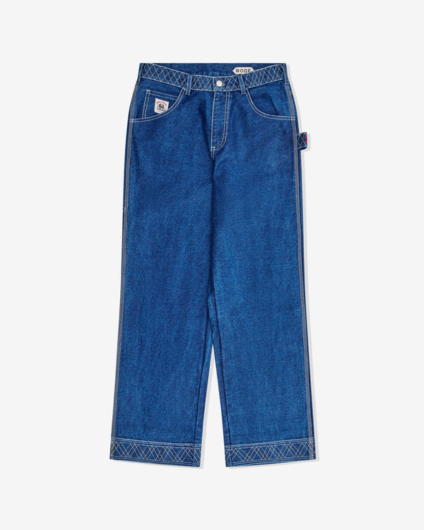 Bode - Men's Embroidered Denim Knolly Brook - (Indigo)